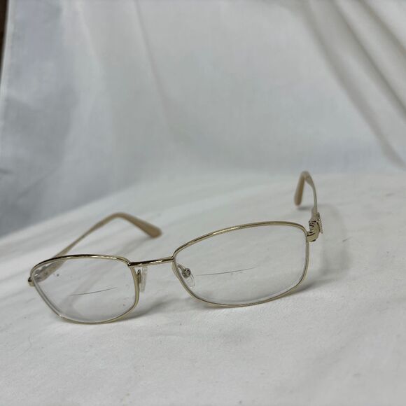 Emozioni Safilo Elasta EM4362 Gold Eyeglasses Frame Only Italy Nice Glasses - Picture 1 of 9